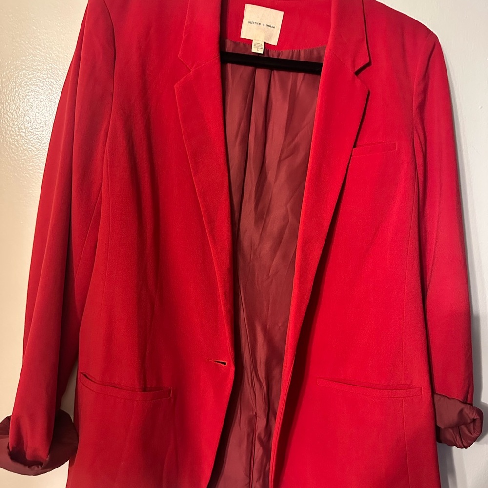Women's Red Blazer